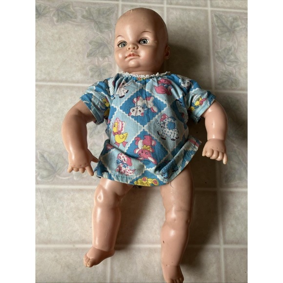 cameo Other - Vintage Cameo 15" Baby Doll Hard Plastic Body and Limbs Gray Eyes